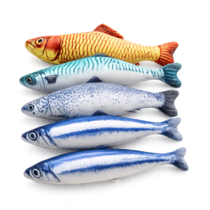catnip fish toy set (5pcs)